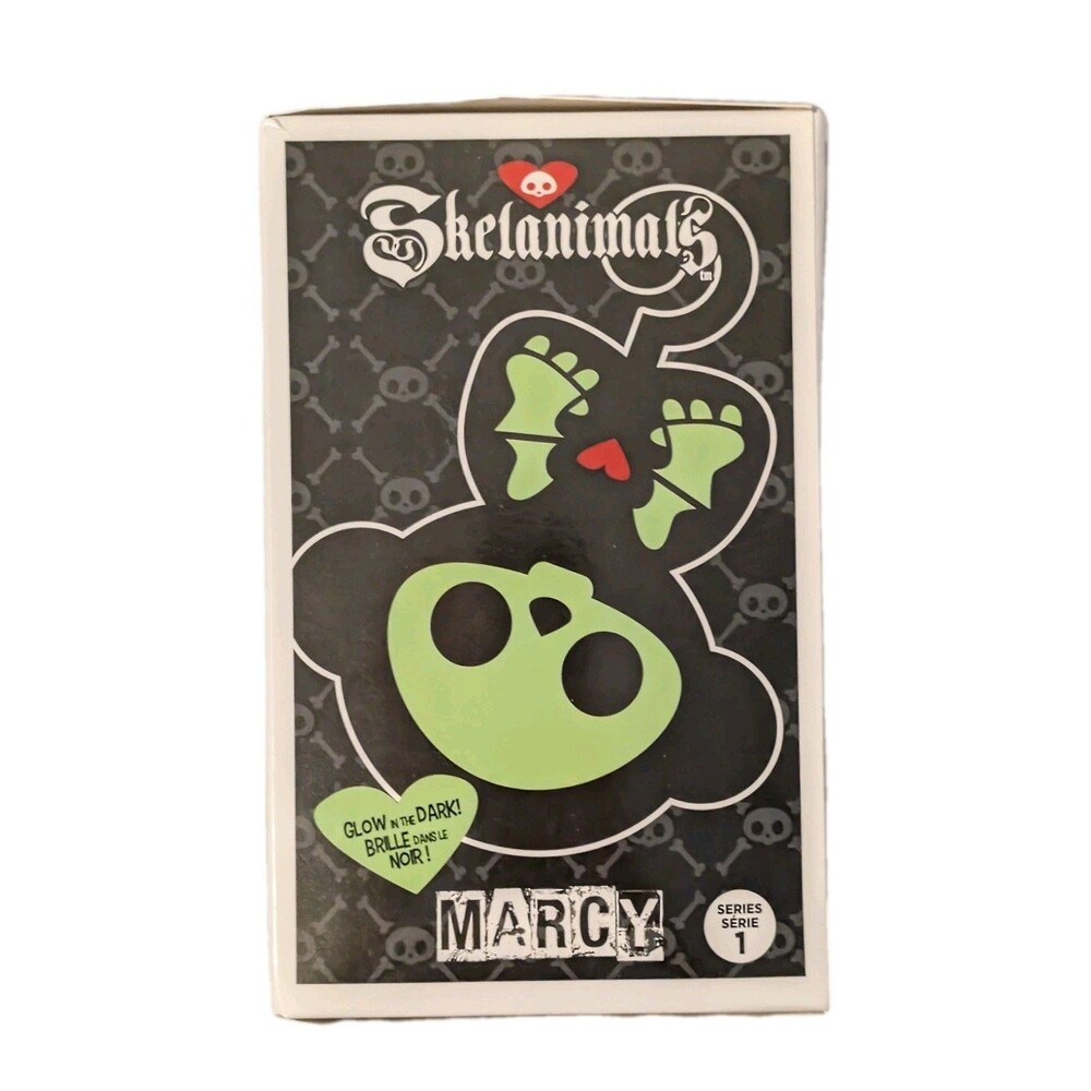 Skelanimals Marcy Monkey Glow in the Dark Vinyl Figure Series 1 New in Box - Picture 8 of 8